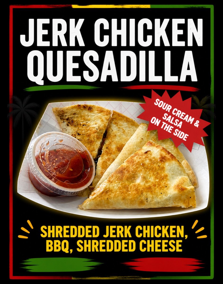 Jerk Chicken Quesadilla